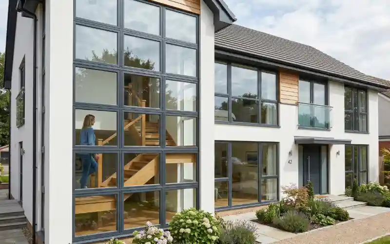 best uPVC Fixed Windows for Elevation & Staircase